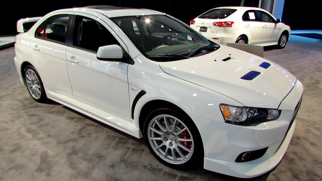 2014 Mitsubishi Lancer Evolution GSR - Exterior and Interior Walkaround -  2013 LA Auto Show - YouTube