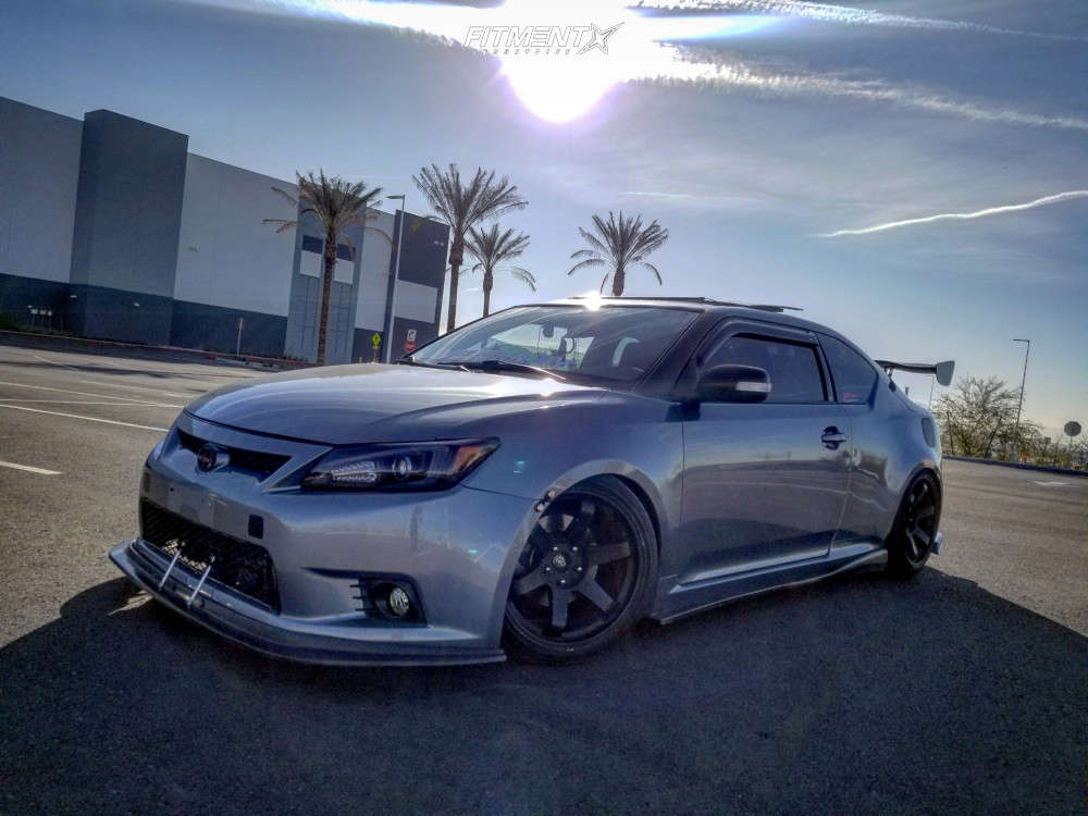 2011 Scion TC Base with 18x9.5 Rota Grid and Pirelli 225x40 on Coilovers |  918736 | Fitment Industries