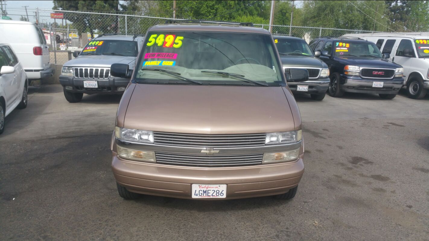 Sold 1999 Chevrolet Astro Cargo Van YF7 in Fresno