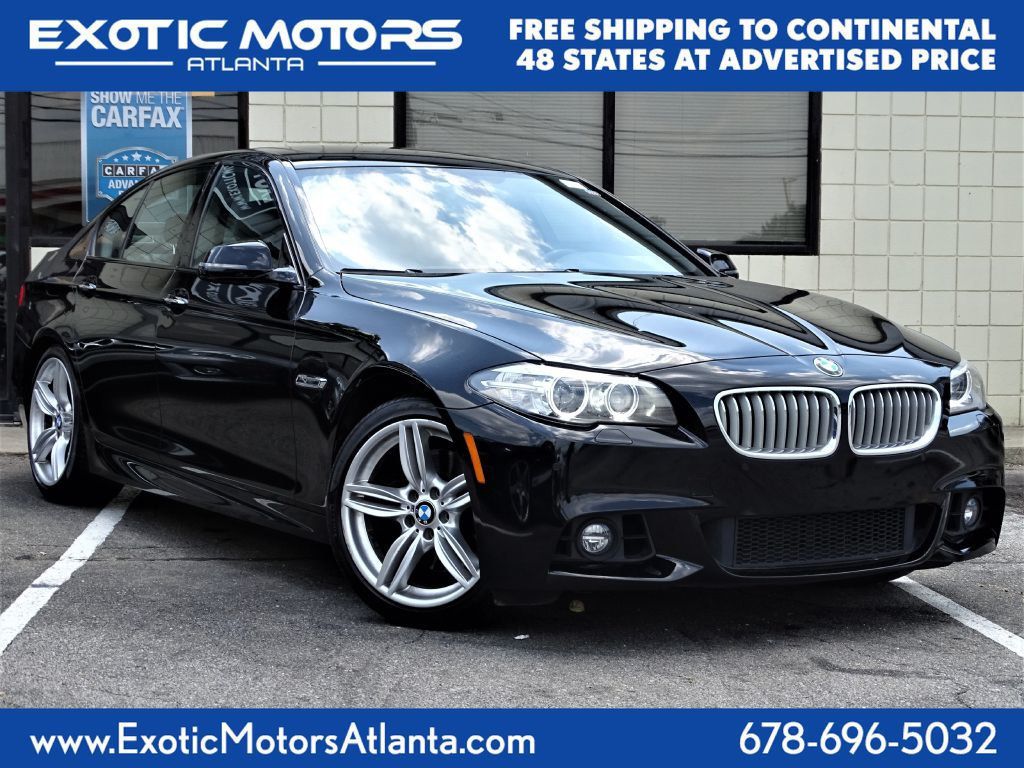 2015 Used BMW 5 Series 2015 BMW 550i M SPORT PKG, HEAD UP DISP, NAVIGATION,  SUNROOF, V8 at Exotic Motors Atlanta Serving Gainesville, GA, IID 21396411