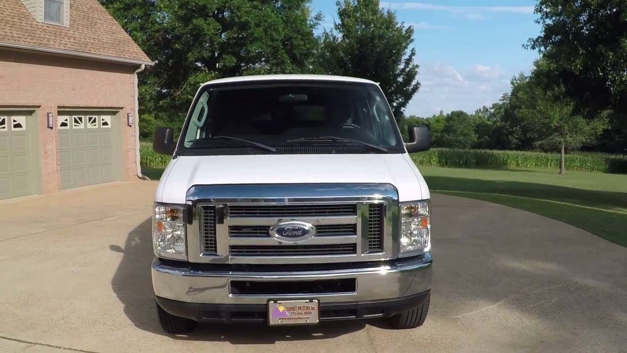 HD VIDEO 2013 FORD E350 XLT 15 PASSENGER CHURCH VAN FOR SALE INFO WWW  SUNSETMOTORS COM - YouTube