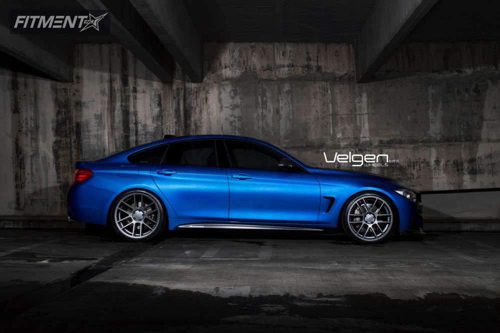 2015 BMW 435i Gran Coupe Base with 20x9 Velgen Vmb6 and Hankook 245x30 on  Lowered On Springs | 25762 | Fitment Industries