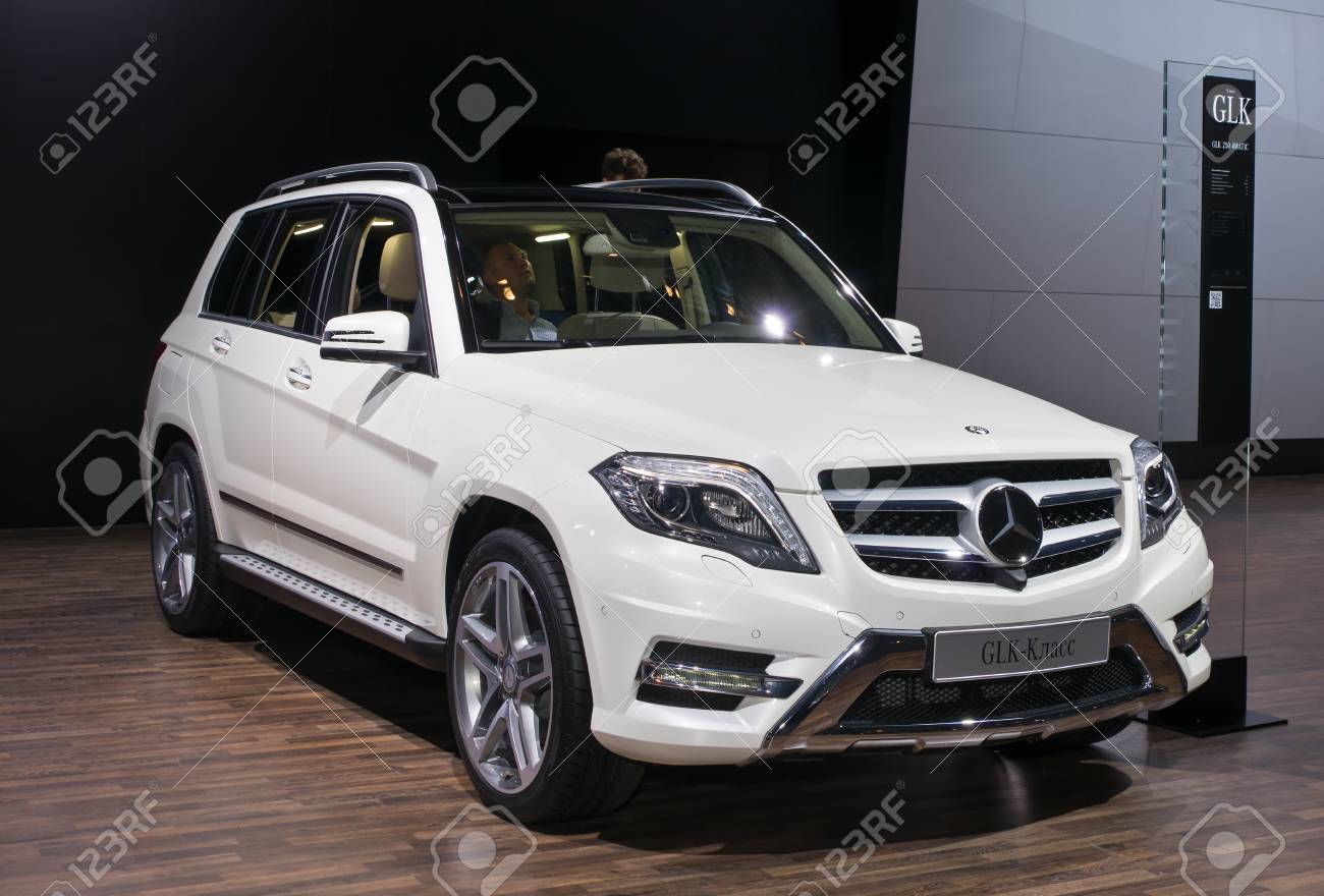 Moscow-September 2: Mercedes-Benz GLK 250 At The Moscow International  Automobile Salon On September 2, 2014 In Moscow Stock Photo, Picture And  Royalty Free Image. Image 31684964.