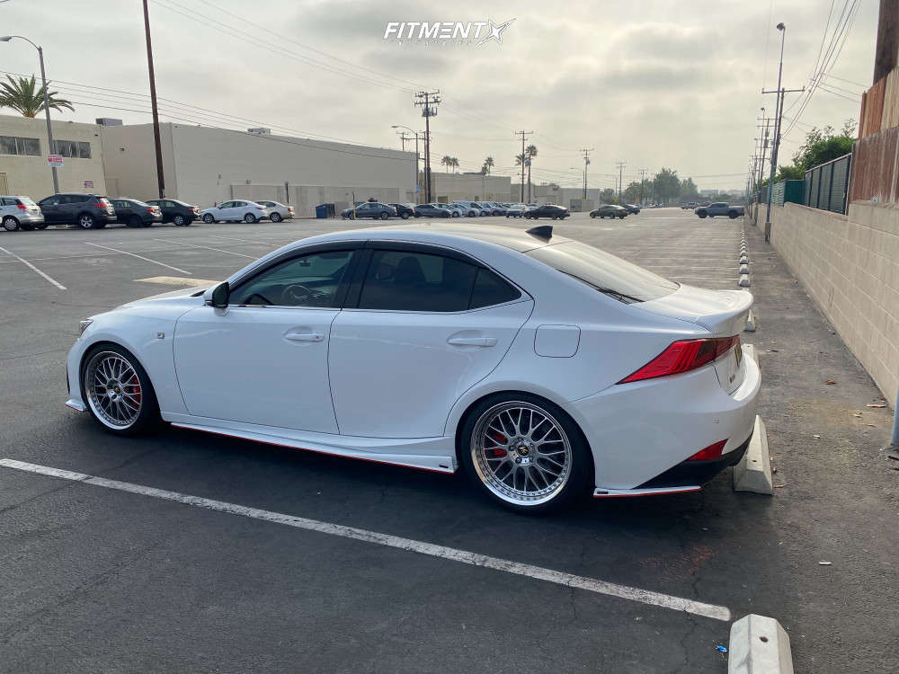 2020 Lexus IS350 F Sport with 19x8.5 Work Vs Xx and Continental 225x40 on  Coilovers | 1904865 | Fitment Industries