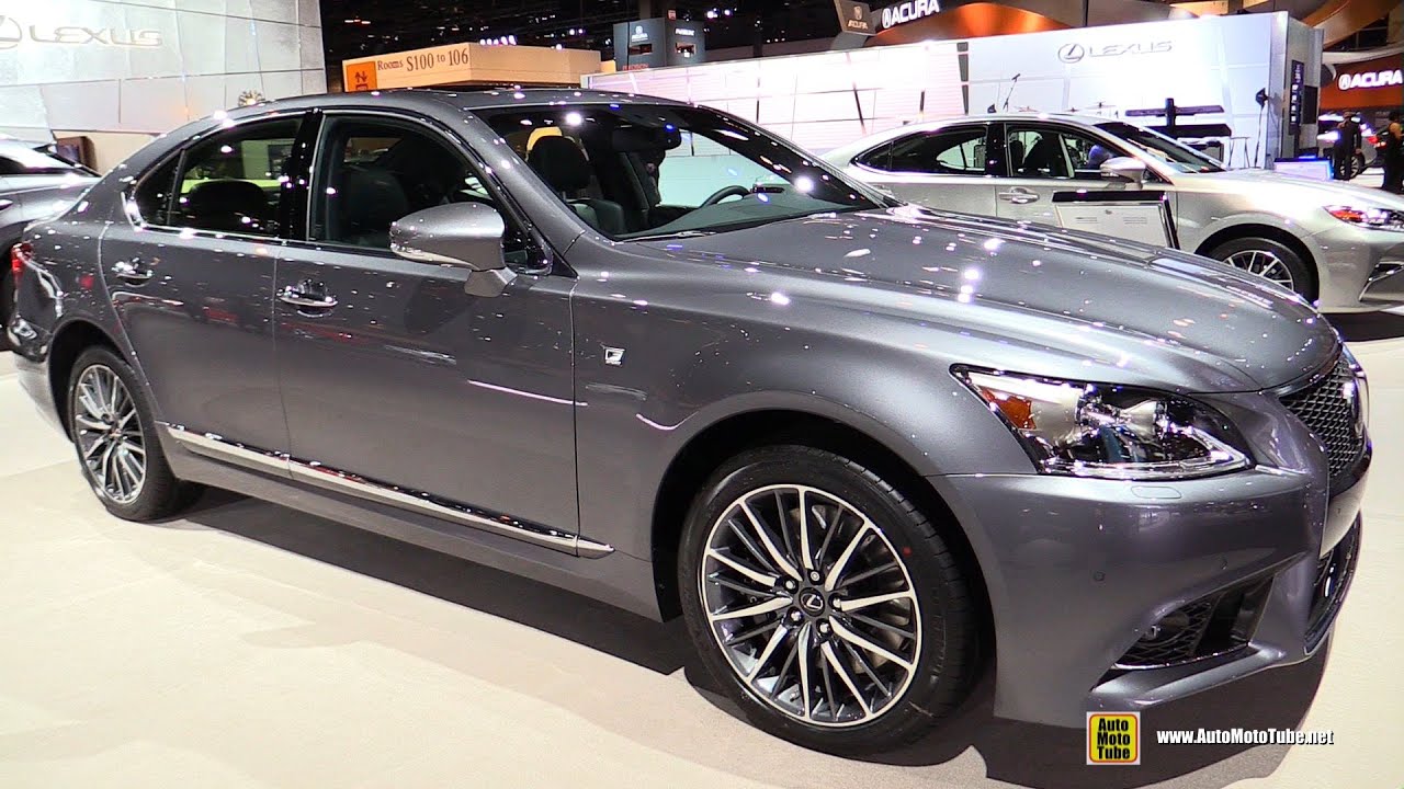 2016 Lexus LS460 AWD F-Sport - Exterior and Interior Walkaround - 2016  Chicago Auto Show - YouTube