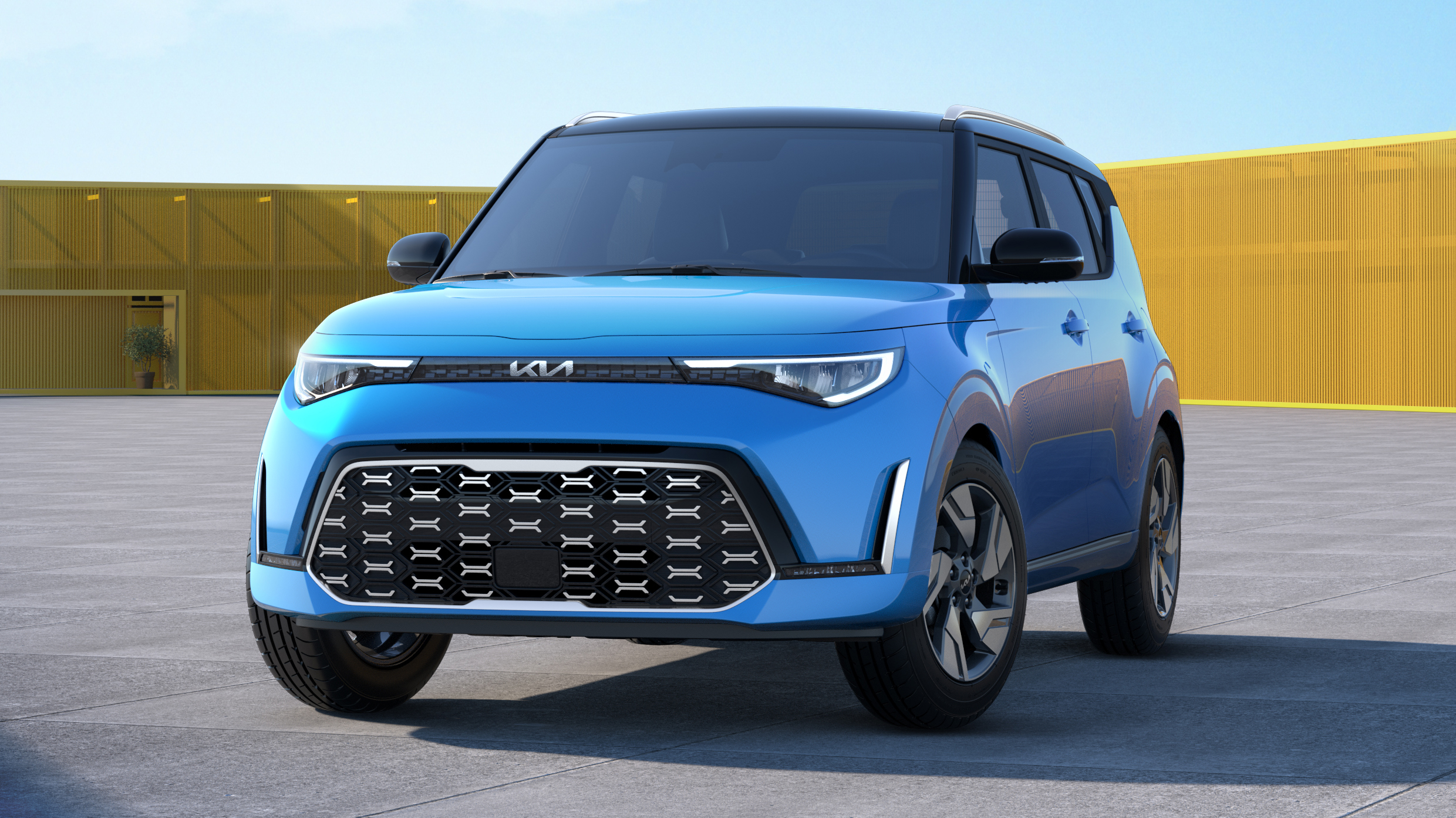 The 2022 Kia Soul EV facelift could look a bit like this | Top Gear