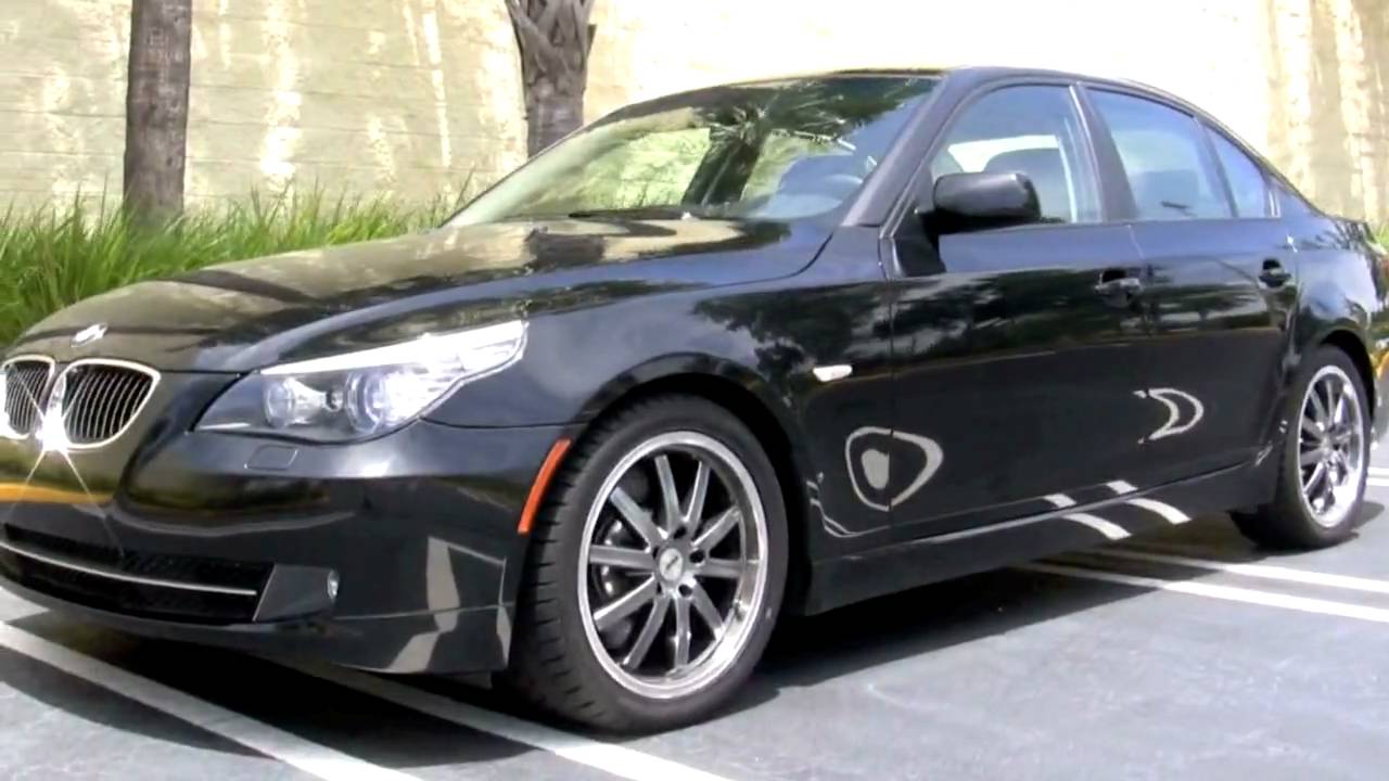 2008 BMW 535i Black Sapphire Metallic - YouTube