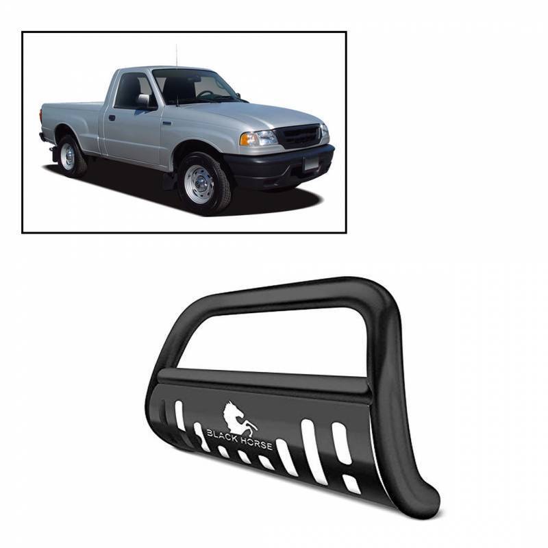 Black Horse Bull Bar Skid Plate Black fit 2001-2010 Mazda B2300  842766104598 | eBay