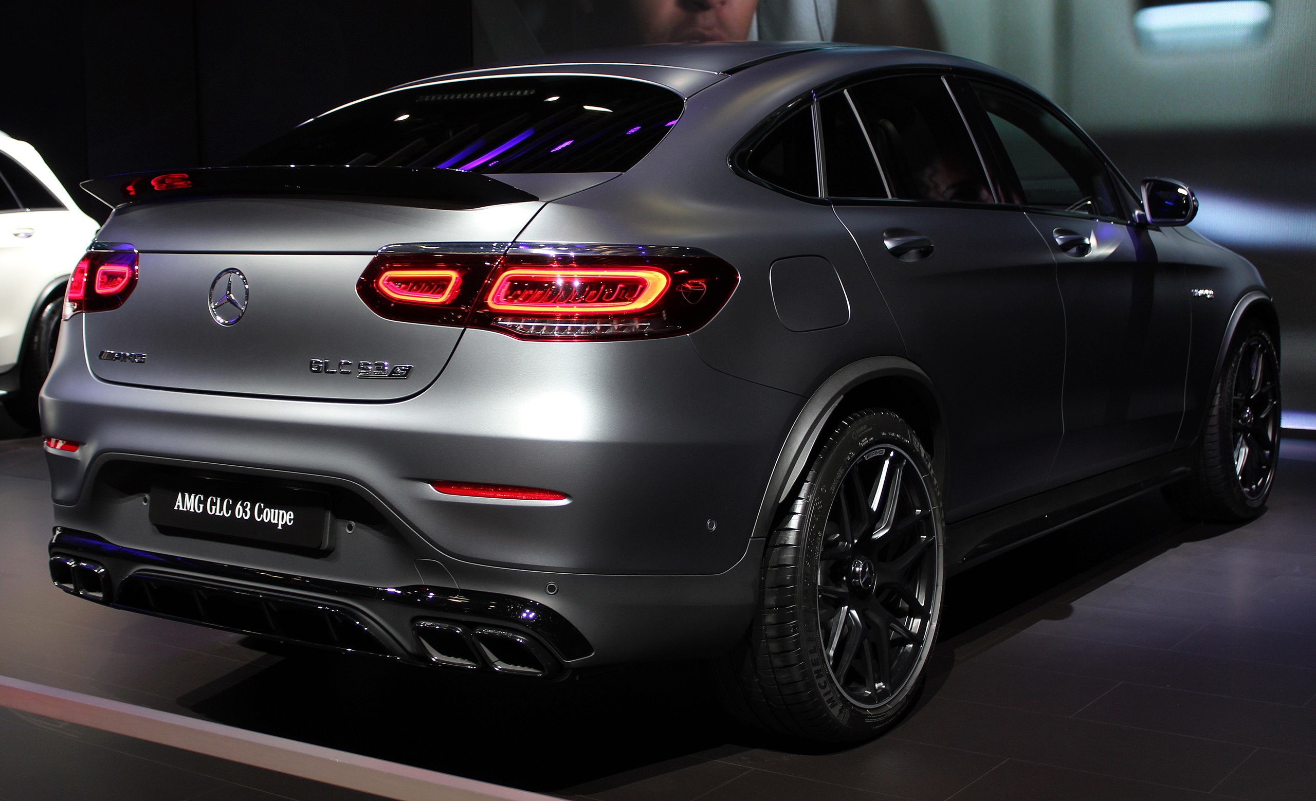 File:2020 Mercedes-AMG GLC 63 S Coupe rear NYIAS 2019.jpg - Wikimedia  Commons