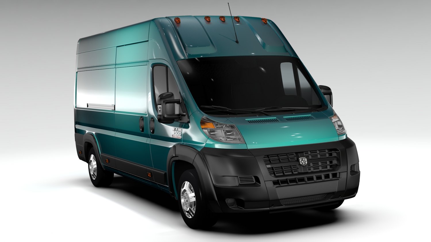 ram promaster cargo 3500 h3 159wb ext 2016 3D Model in Van and Minivan  3DExport