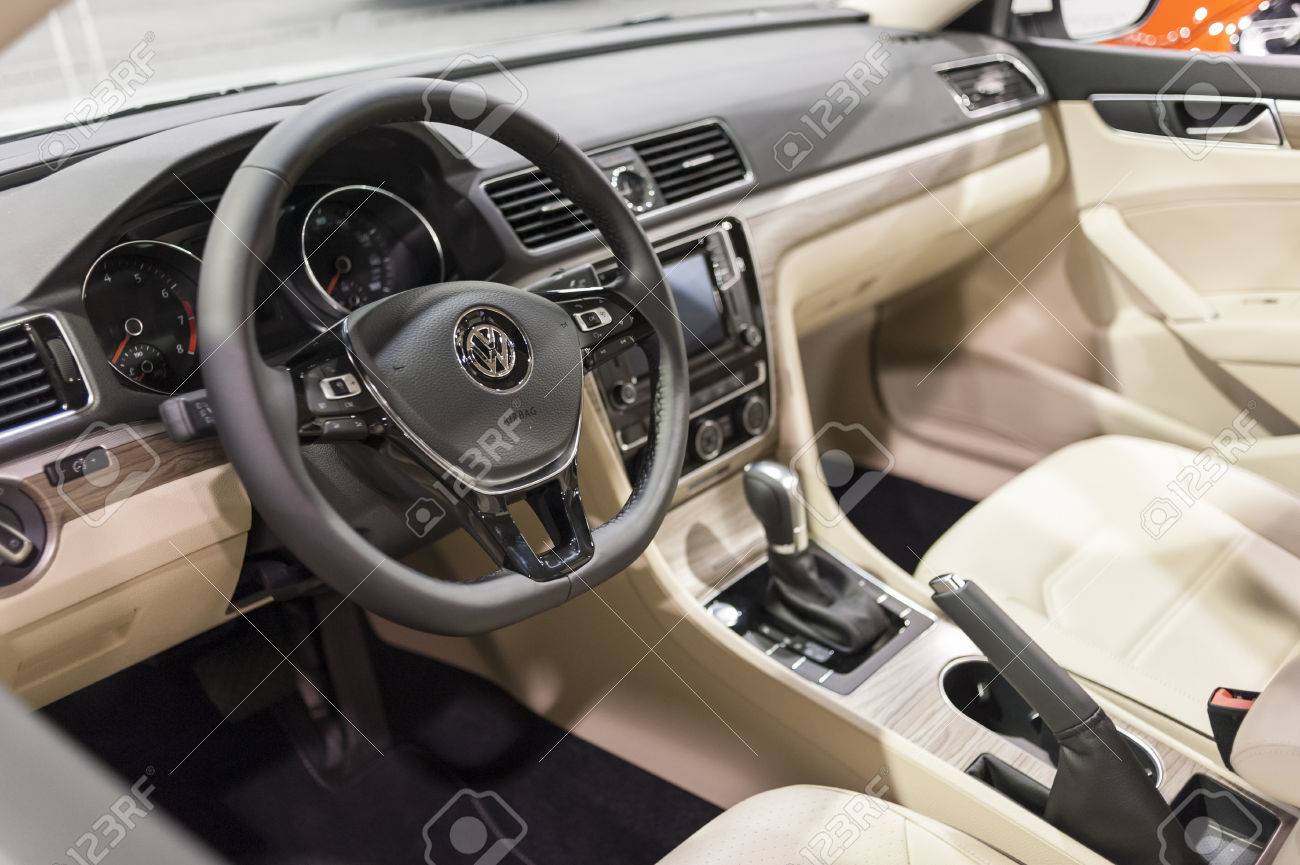 CHARLOTTE, NC, USA - November 11, 2015: Volkswagen Passat Interior On  Display During The 2015 Charlotte International Auto Show At The Charlotte  Convention Center In Downtown Charlotte. Stock Photo, Picture And Royalty  Free Image. Image 54471934.