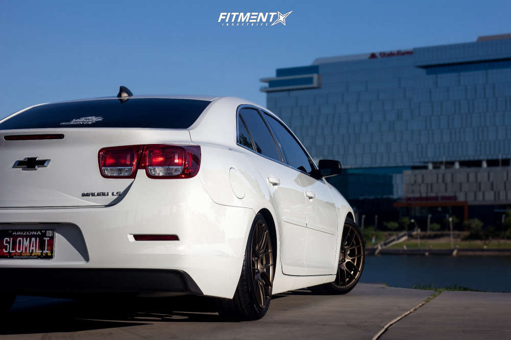 2016 Chevrolet Malibu Limited LS with 18x8.5 Aodhan Ah-x and Pirelli 225x40  on Coilovers | 1214234 | Fitment Industries