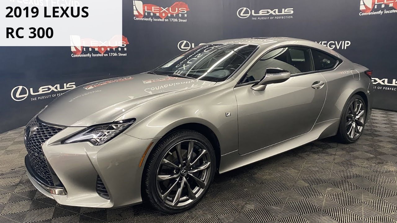 2019 Lexus RC 300 | AWD | F Sport Series 2 - YouTube