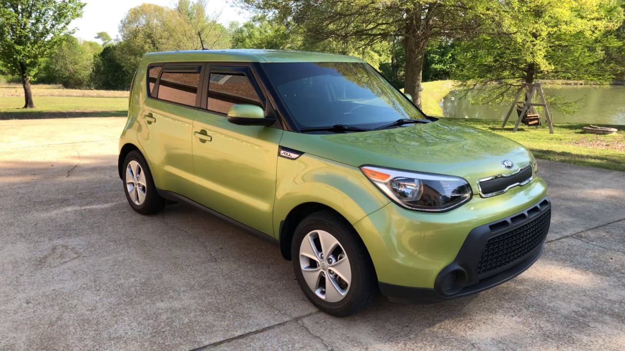 2015 KIA SOUL ALIEN GREEN SUV USED FOR SALE REVIEW INFO  WWW.SUNSETMOTORS.COM - YouTube