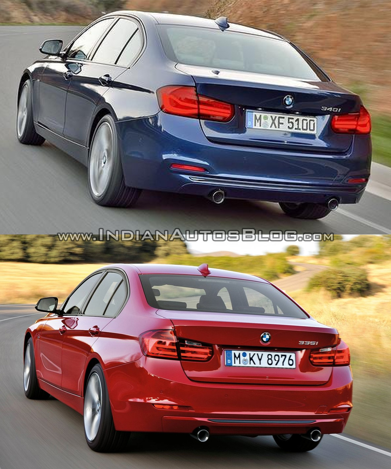2015 BMW 3 Series (facelift) vs older model - Old vs New