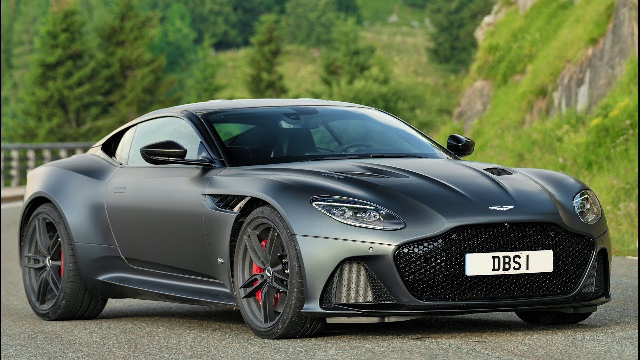 Grey Aston Martin DBS Superleggera - Awesome Super GT - YouTube