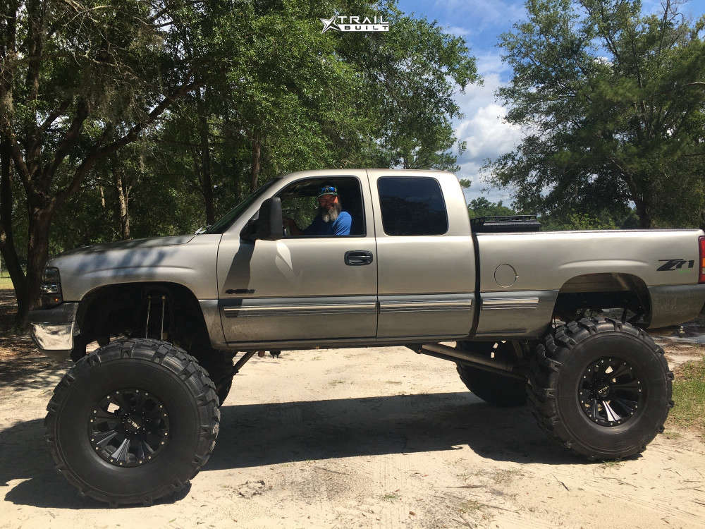 2001 Chevrolet Silverado 1500 Wheel Offset Hella Stance >5" Lifted >12" |  1190345 | TrailBuilt Off-Road