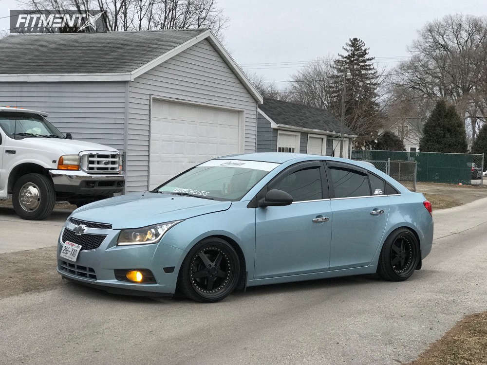 2012 Chevrolet Cruze LTZ with 18x8.5 ESR SR04 and Nankang 205x35 on  Coilovers | 360314 | Fitment Industries