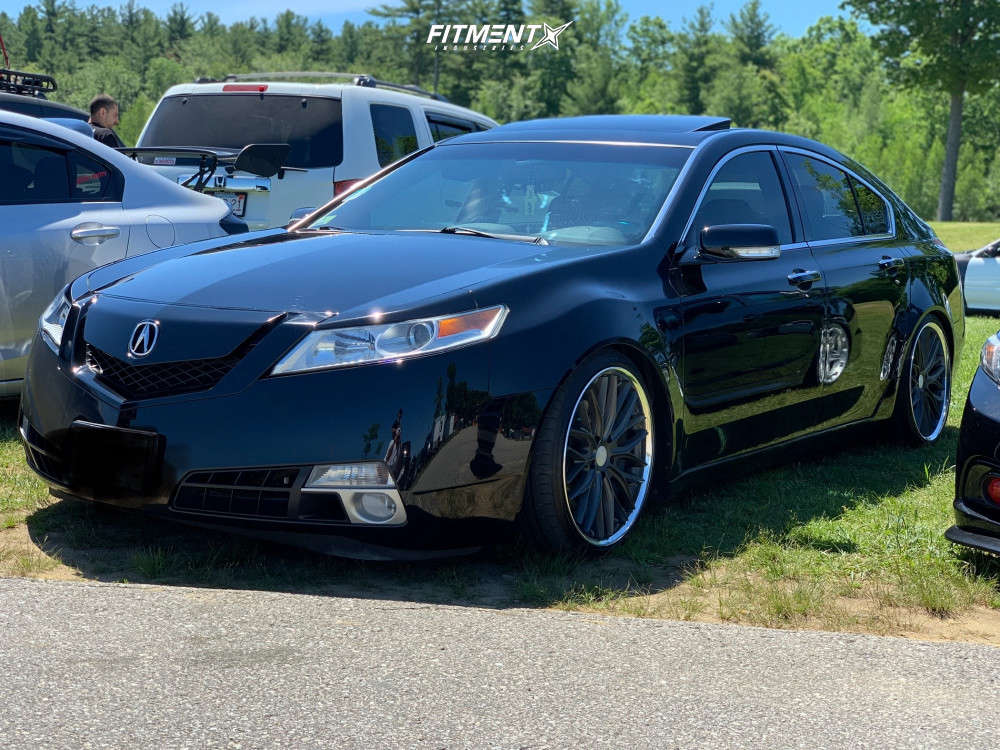 2011 Acura TL SH-AWD with 19x9 Vossen Vws2 and Ironman 225x30 on Coilovers  | 723275 | Fitment Industries