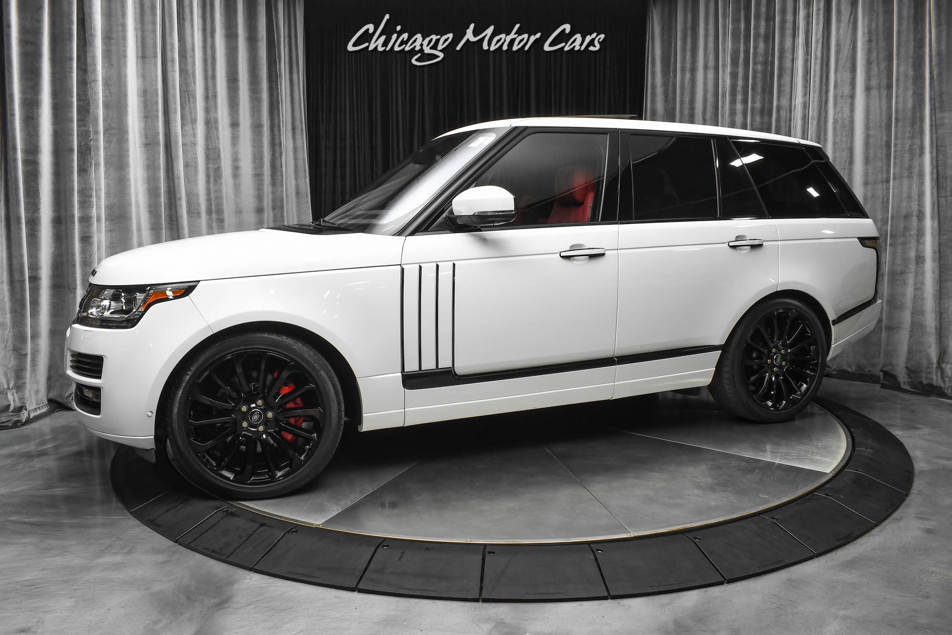 Used 2014 Land Rover Range Rover Autobiography Rare Red Interior! Rear Seat  Entertainment! For Sale (Special Pricing) | Chicago Motor Cars Stock #18479