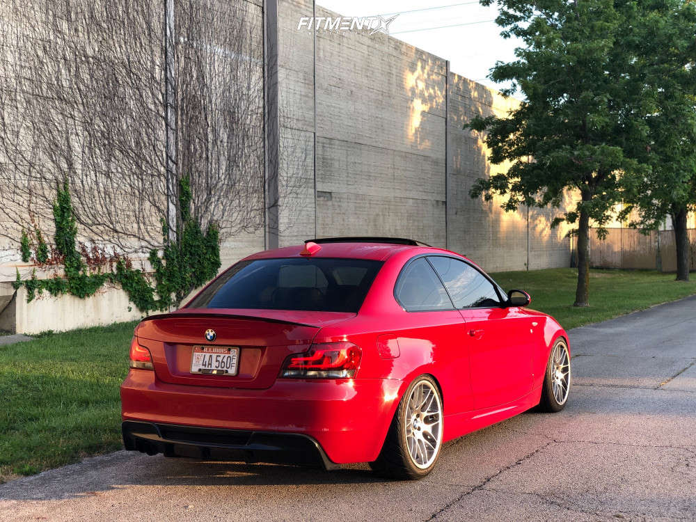 2008 BMW 135i Base with 18x9.5 VMR V703 and Federal 265x35 on Coilovers |  769504 | Fitment Industries