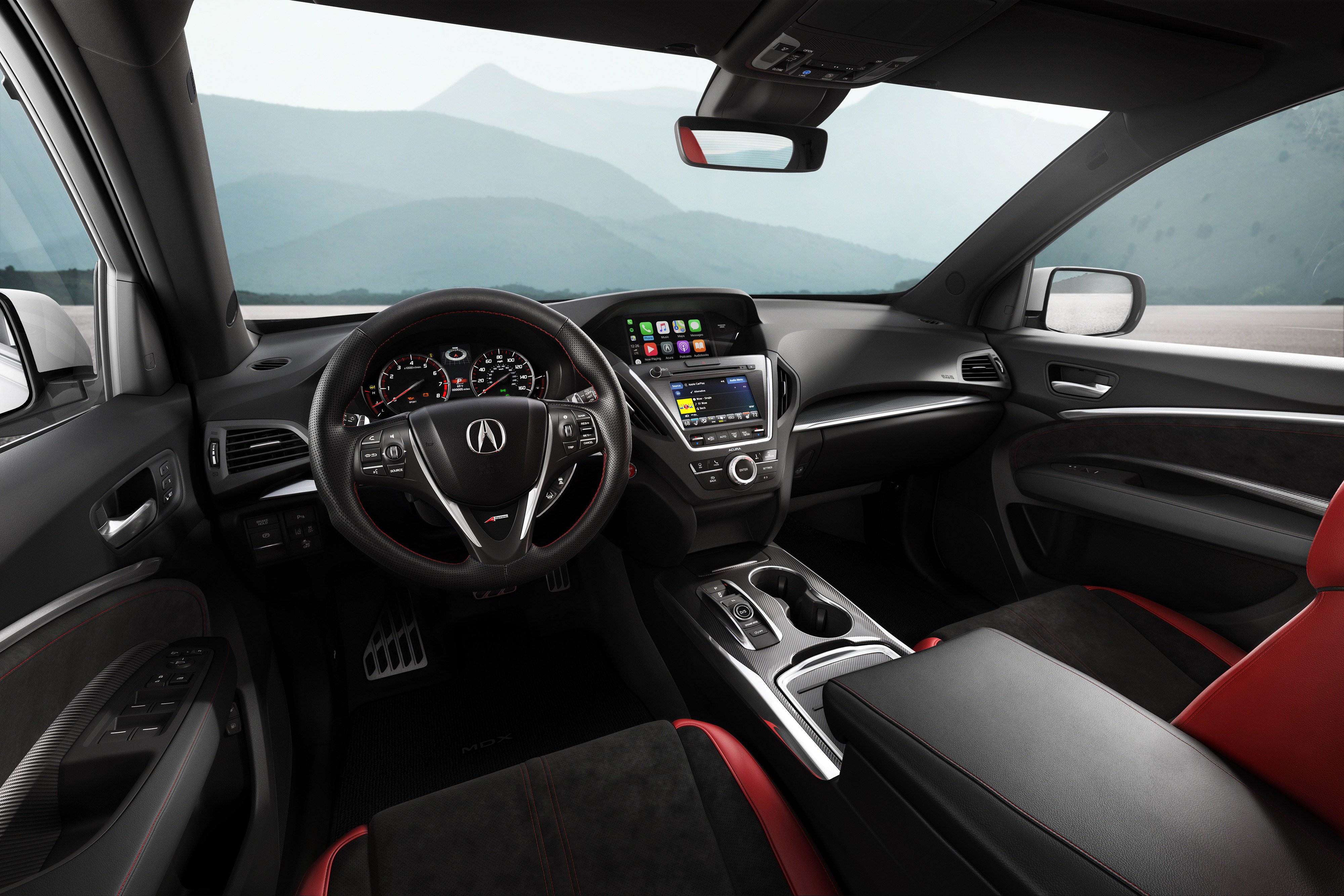 Acura on Twitter: "Coming this summer, the #MDX receives an A-Spec trim  featuring sport seats trimmed in rich red or black leather with black  Alcantara© inserts, high-contrast stitching, sport pedals and interior