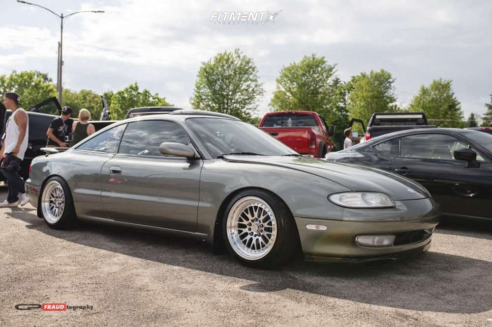 1997 Mazda MX-6 LS with 16x8 Varrstoen V3 and Dunlop 205x45 on Coilovers |  786963 | Fitment Industries