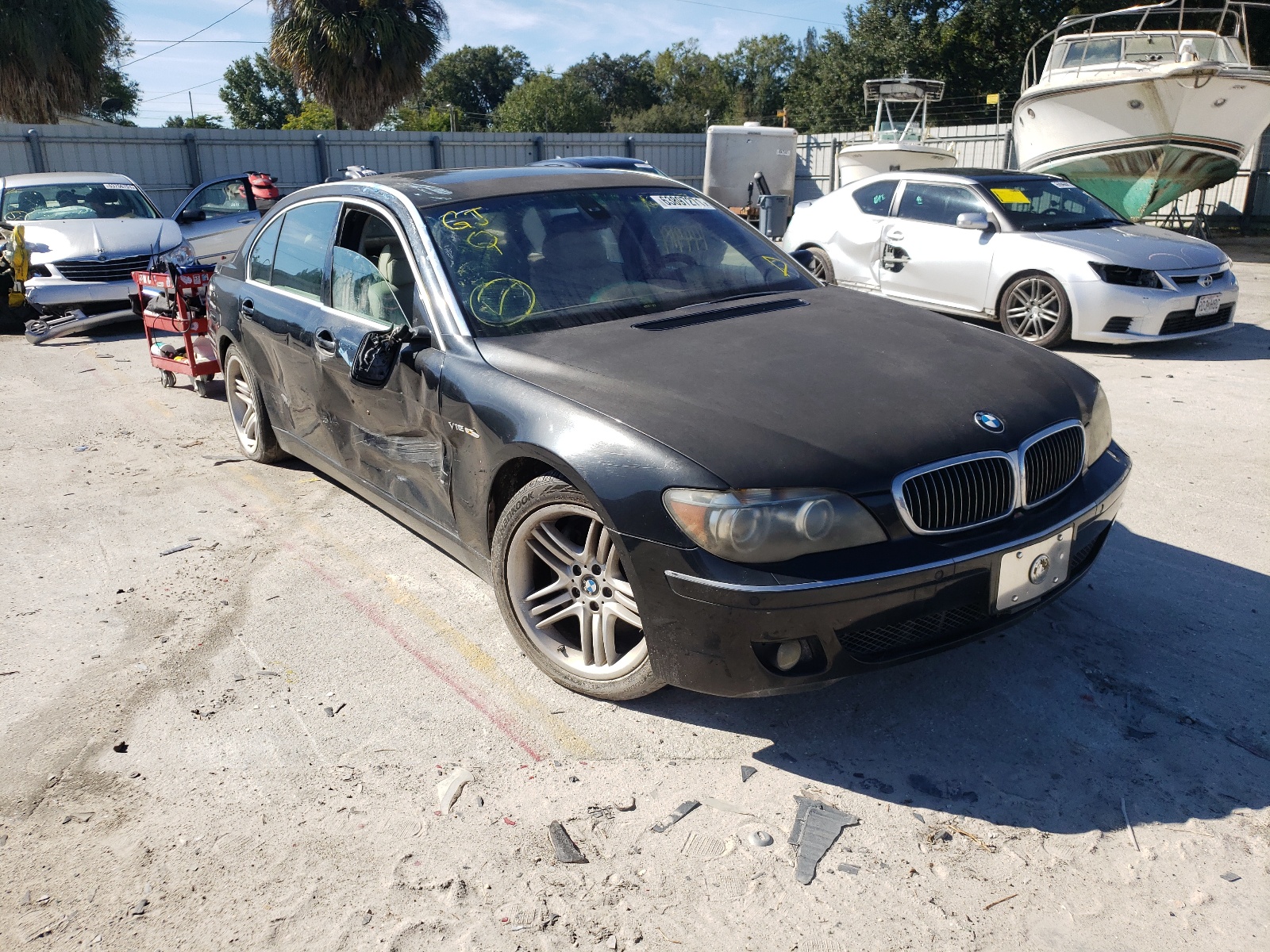BMW 760 LI 2007, WBAHN03537DD98660 — Auto Auction Spot