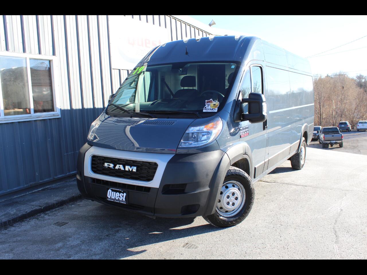 Used 2019 RAM ProMaster Cargo Van 3500 High Roof 159" WB EXT for Sale in  Omaha NE 68117 Quest Auto Sales