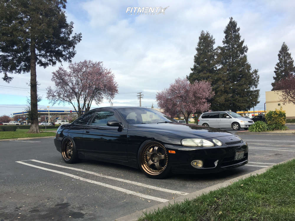 1997 Lexus SC300 Base with 19x9.5 Work Meister S1 3p and Toyo Tires 245x35  on Air Suspension | 1658819 | Fitment Industries