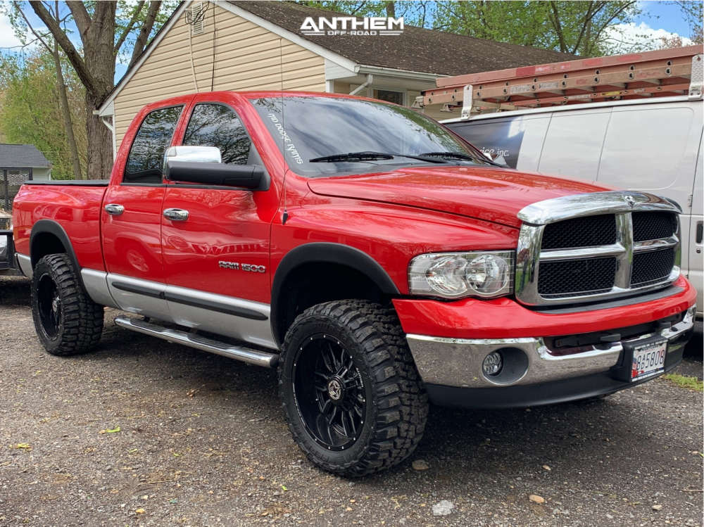 2004 Dodge Ram 1500 Wheel Offset Aggressive > 1" Outside Fender Leveling  Kit | 651107 | Anthem Off-Road