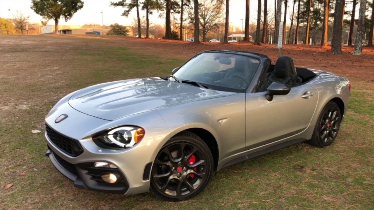 Best Detailed Walkaround 2018 Fiat 124 Spider Abarth - YouTube