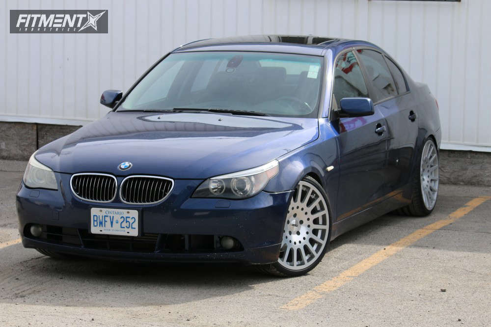 2004 BMW 545i with 20x9 TSW Holeshot and Falken 245x30 on Coilovers |  410895 | Fitment Industries