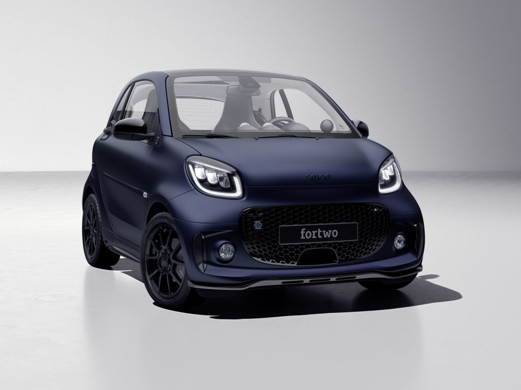 New Smart EQ ForTwo Edition BlueDawn Launched With Brabus Parts And A $35k  Price Tag | Carscoops