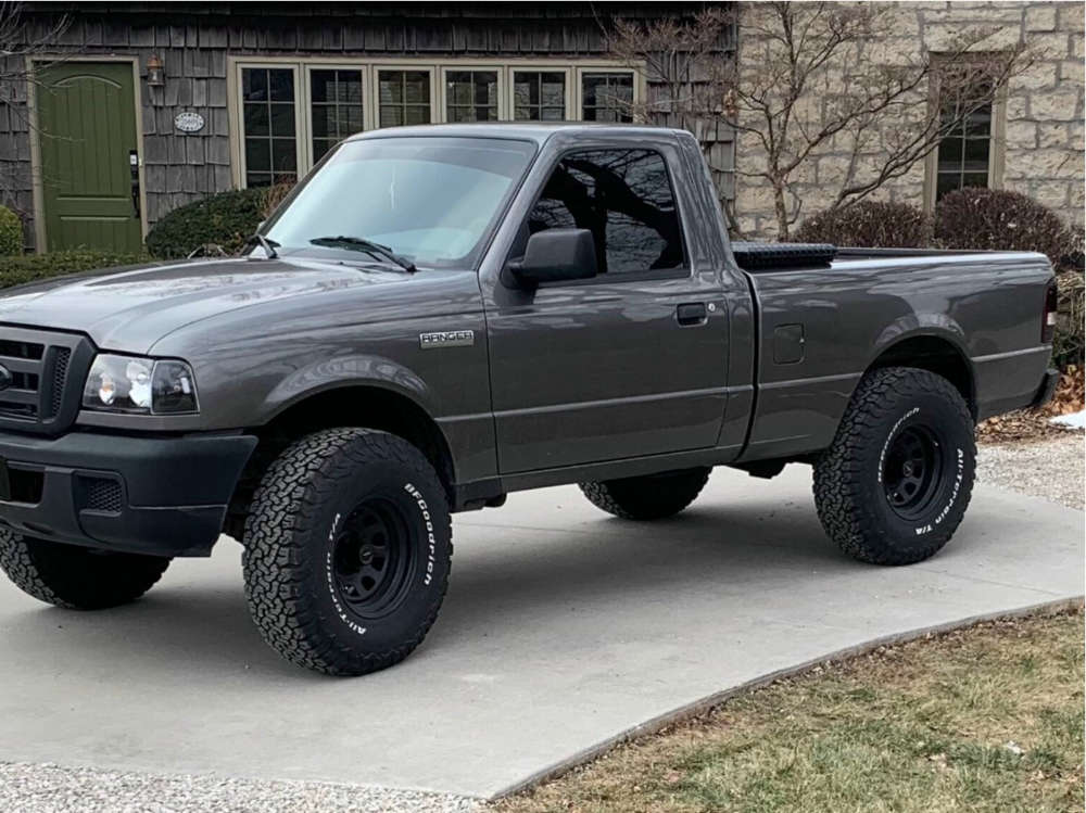 2007 Ford Ranger with 15x8 -19 Pro Comp Series 51 and 33/10.5R15 BFGoodrich  All Terrain TA KO2 and Suspension Lift 4" | Custom Offsets