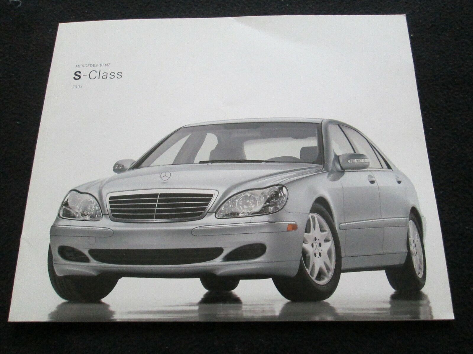 2003 Mercedes Benz S-class Brochure S55 AMG S430 S500 S600 W220 Catalog 500  55 | eBay