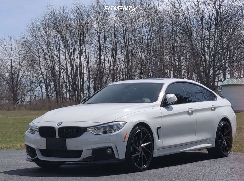 2017 BMW 440i XDrive Gran Coupe Base with 20x9 Niche Invert and Lexani  245x35 on Stock Suspension | 1056652 | Fitment Industries