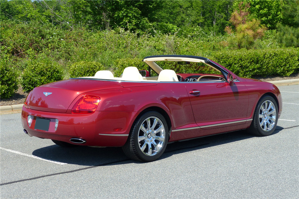 2008 BENTLEY CONTINENTAL GTC CONVERTIBLE