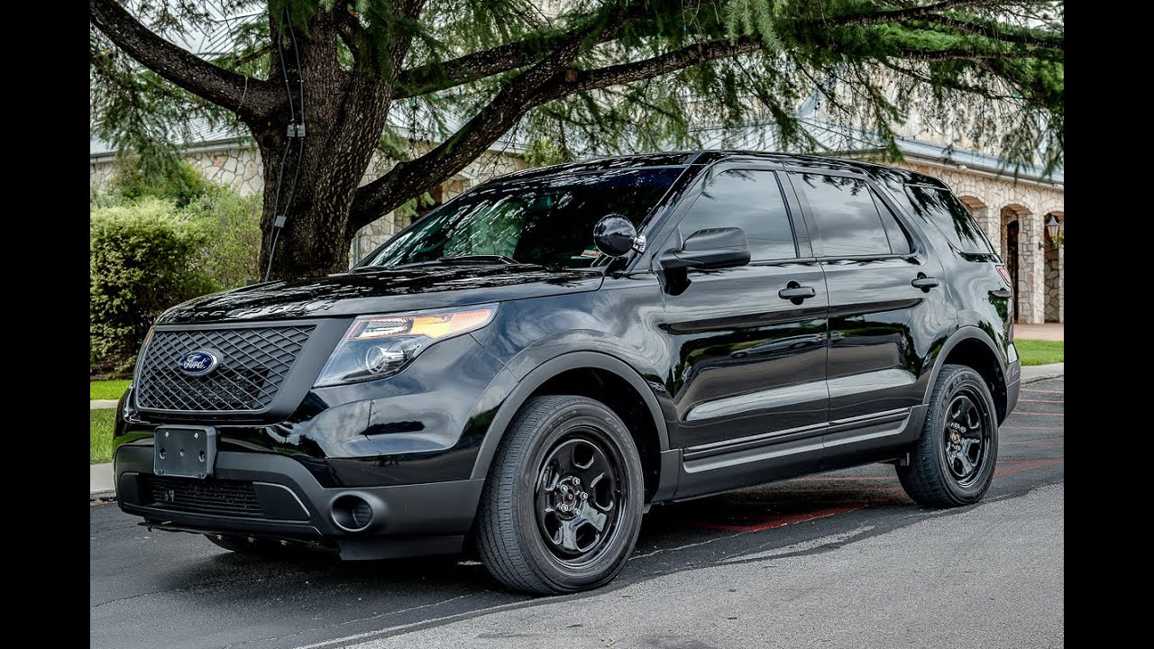 2014 Ford Police Utility Interceptor (SOLD FOR $31k) - YouTube