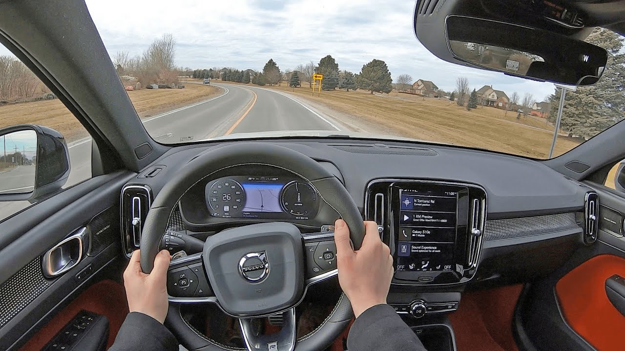 2020 Volvo XC40 T5 R-Design AWD - POV Test Drive (Binaural Audio) - YouTube
