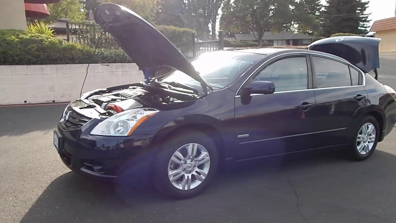2010 Nissan Altima Hybrid with 50K original miles 1 owner video overview &  walk around. - YouTube