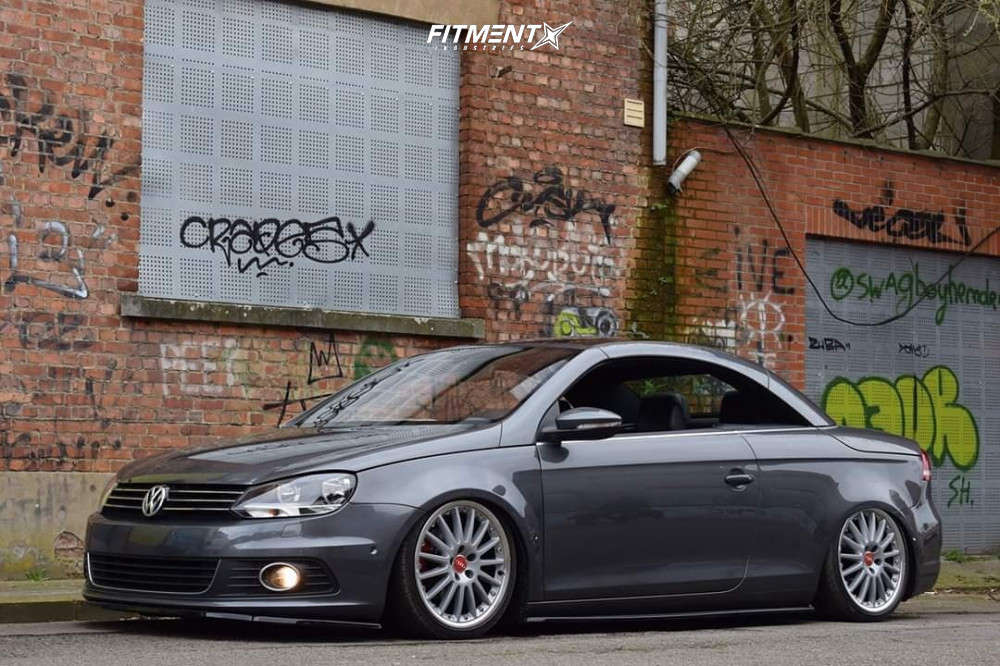 2011 Volkswagen Eos Lux with 18x8 BBS Calitos and Nankang 215x35 on Air  Suspension | 1029472 | Fitment Industries
