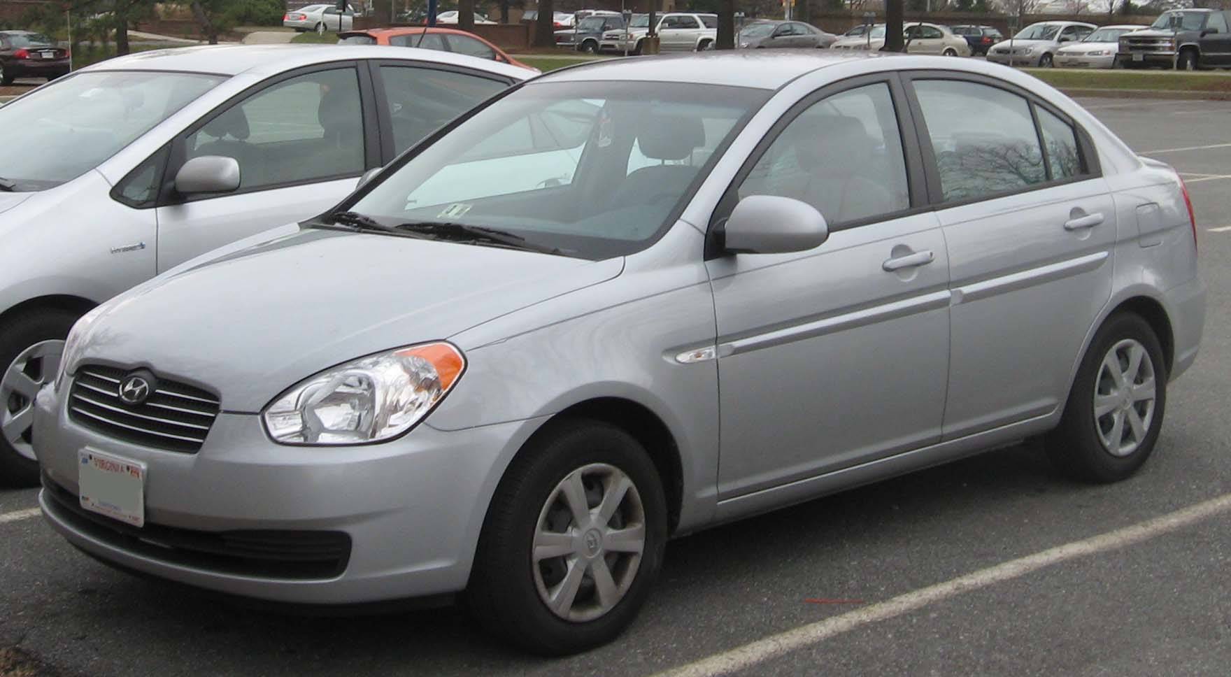 2007 Hyundai Accent 4-Door Sedan Automatic GLS None