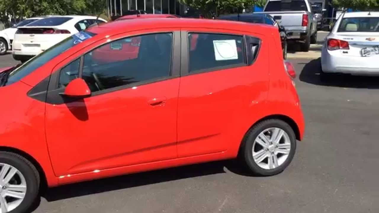 2014 Chevrolet Spark LS Red Burns Chevrolet Cadillac Rock Hill SC Charlotte  NC - YouTube
