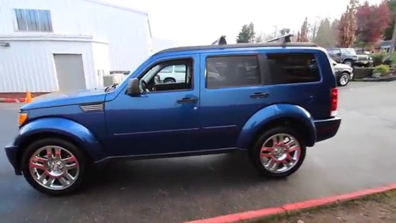 2010 Dodge Nitro Heat | Deep Water Blue | AW171995 | Redmond | Seattle | -  YouTube