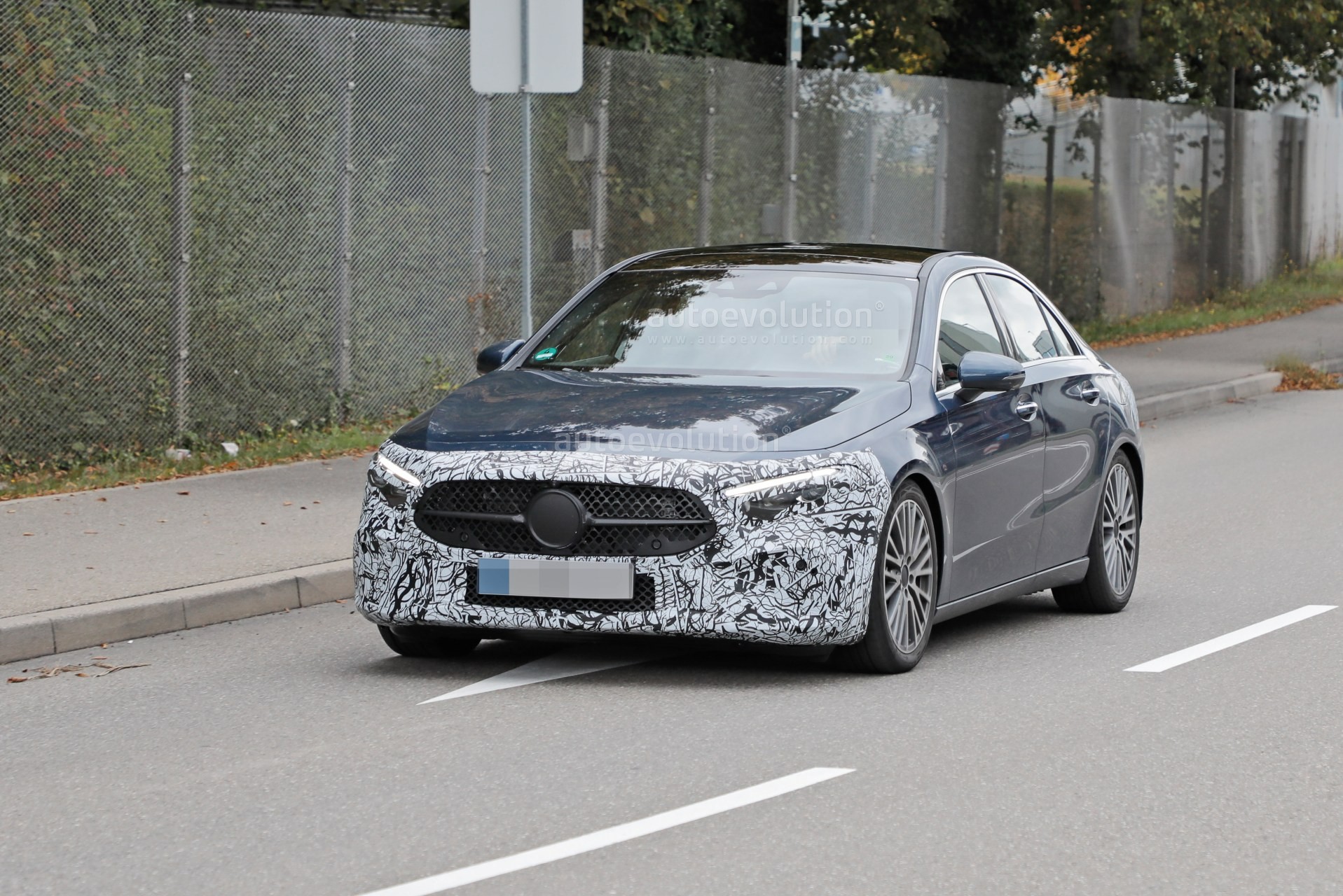 2022 Mercedes-Benz A-Class Sedan Facelift Spied for the First Time -  autoevolution