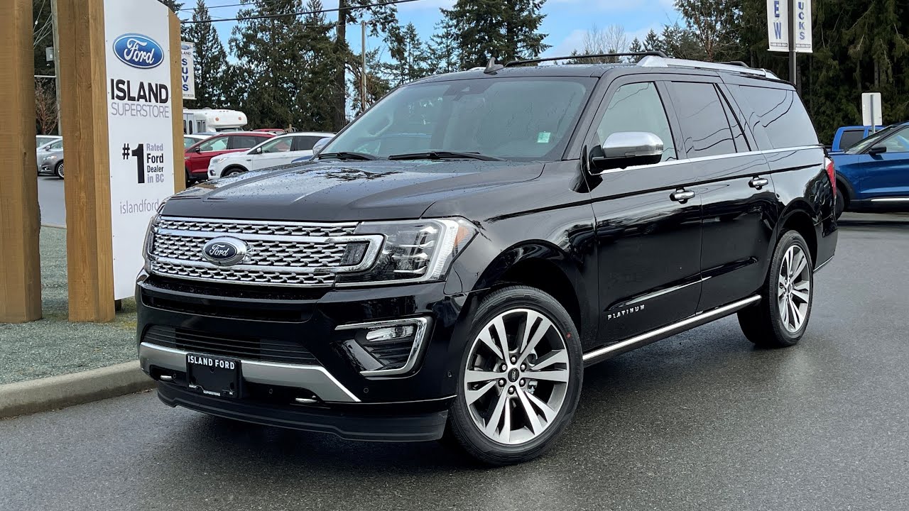2021 Ford Expedition Platinum Max + NAV, Moonroof, Seats 7 Review| Island  Ford - YouTube