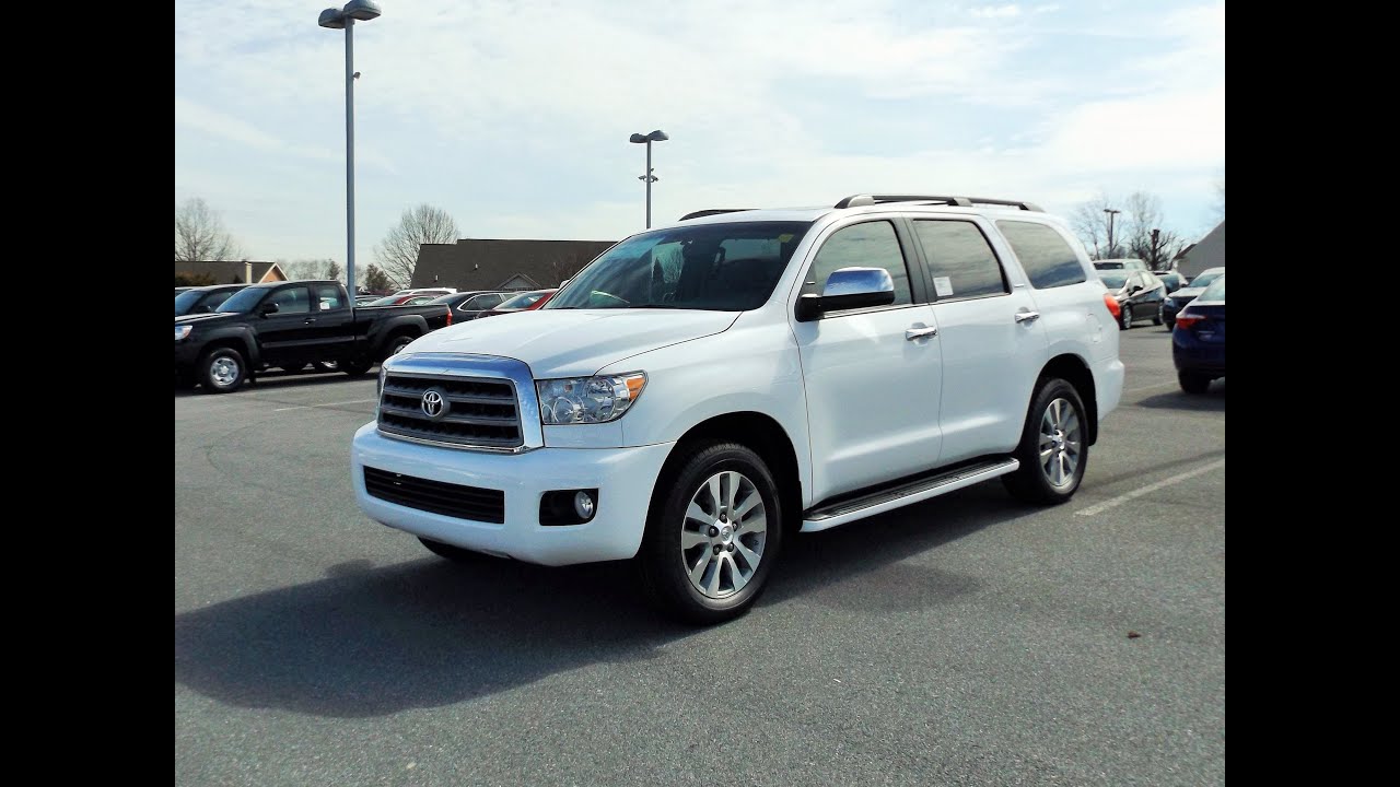 2015 Toyota Sequoia Limited 4WD Review, Start Up and Tour - YouTube