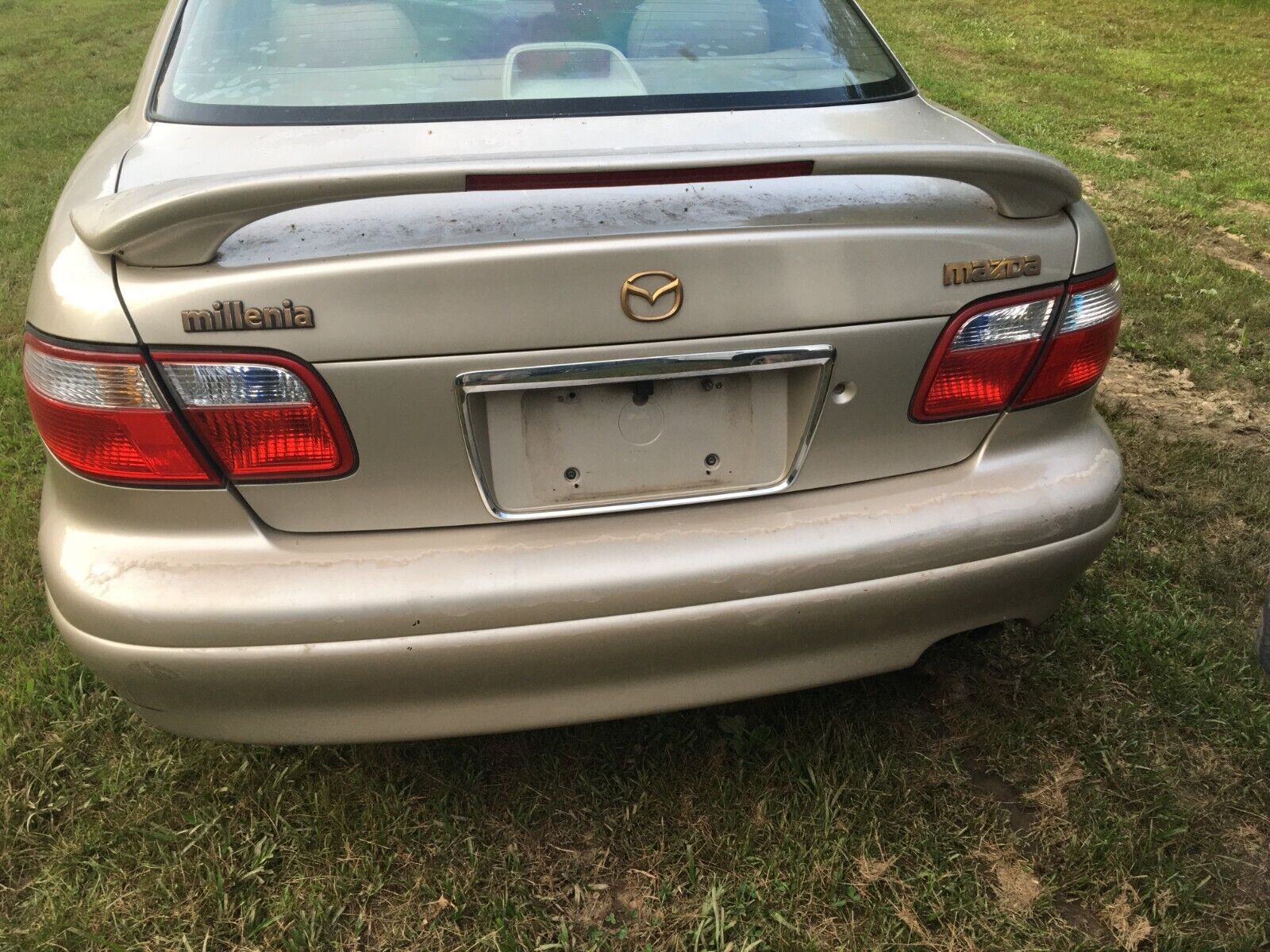 95 96 97 98 99 00 2000 MAZDA MILLENIA REAR TRUNK SPOILER GOLD THIRD BRAKE  LIGHT | eBay