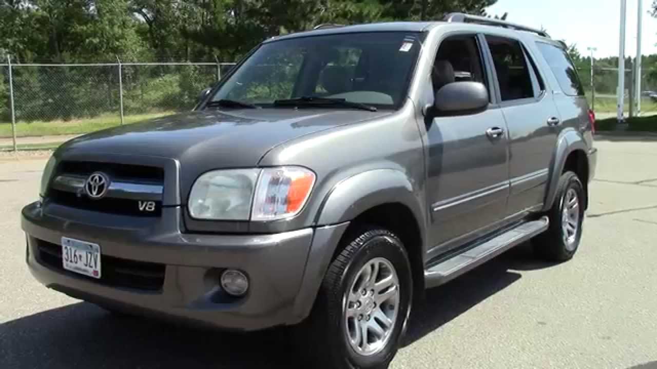 2005 Toyota Sequoia Limited 1U150140A - YouTube